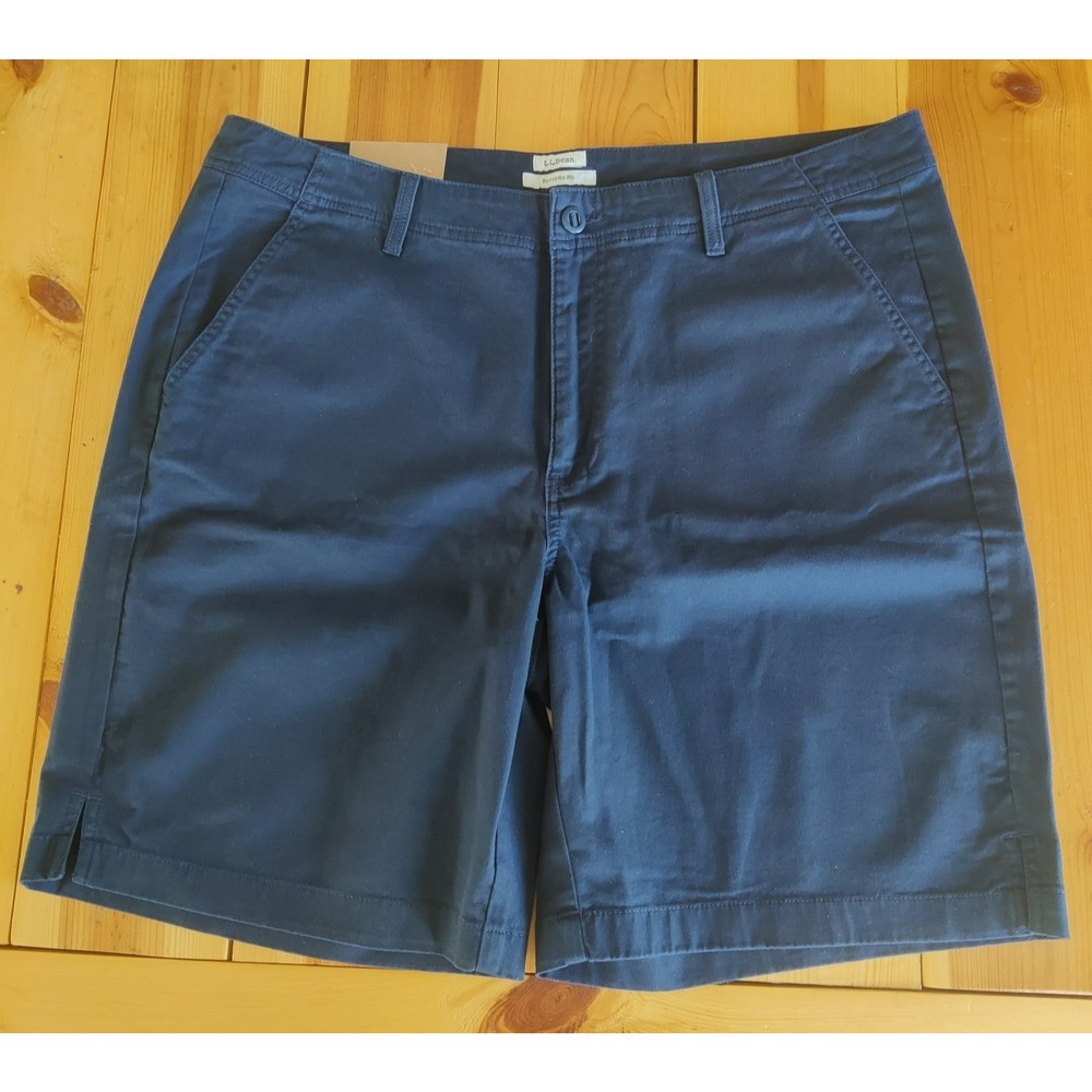 L.L Bean Favorite Fit Navy Blue Shorts 18R Womens